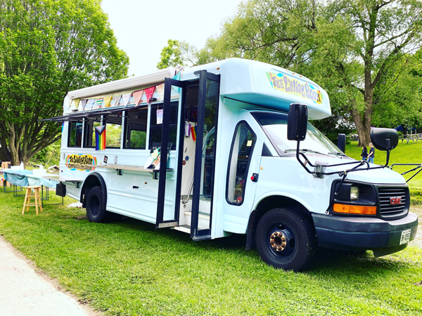 Bus on the River Bank