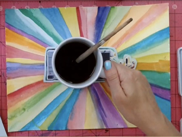 Paintbrush in Coffee